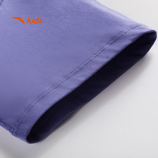 安踏儿童短袖T恤男小童户外系列运动透气针织短袖衫352539107 商品图3