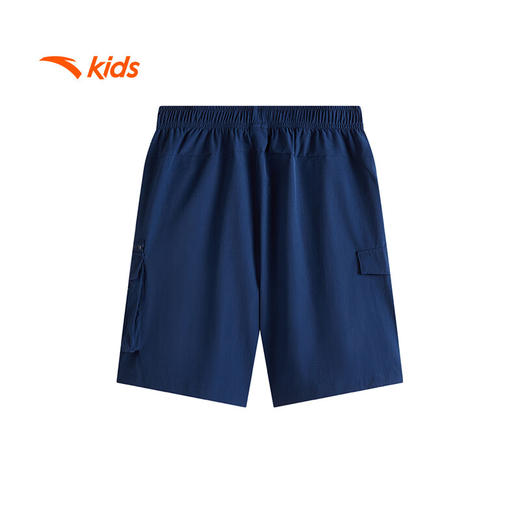 安踏儿童裤子男大童2025夏季舒适透气宽松梭织五分裤352538501 商品图1