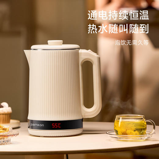 保温一体全自动电热水壶 恒温家用电水壶 304内胆 实时显示温度 商品图3