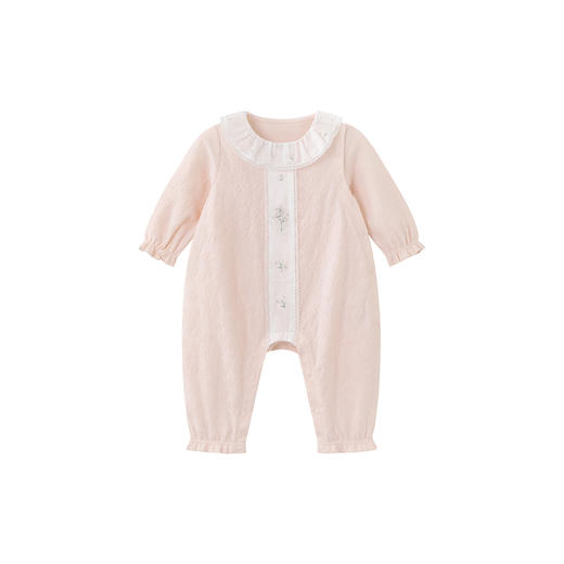 【商场同款】英氏新生婴儿连体衣2025秋季新款a类长袖女宝宝哈衣 商品图4