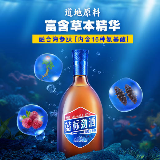 500ml36度蓝标劲酒光瓶 商品图2