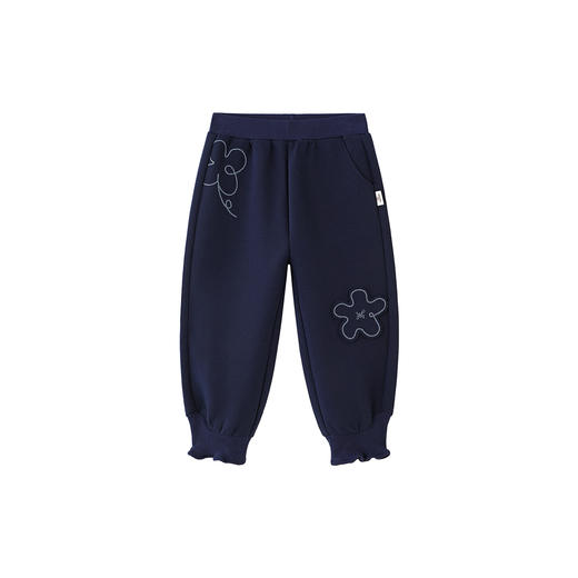 【商场同款】英氏儿童休闲百搭裤子2025秋季新款女童束脚卫裤长裤 商品图4