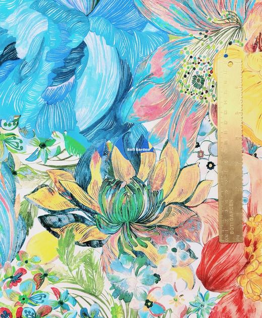 LT236B 大丽花MARINA 蓝色定制款 Seasonal季节系列特别定制 269元/米 商品图1