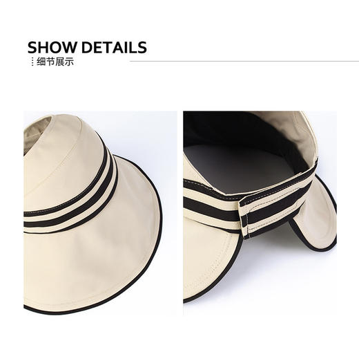 板牙专属！BLANK VERSE 空白诗防晒渔夫帽 商品图7