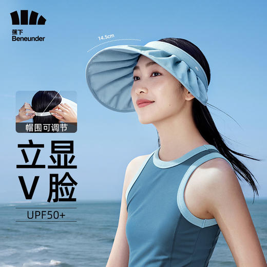 纭际系列贝壳防晒空顶帽TS550（颜色随机发） 商品图3