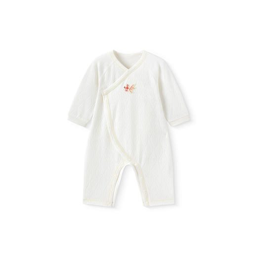 【商场同款】英氏新生儿衣服四季款婴儿连身衣长袖男宝女宝包屁衣 商品图4