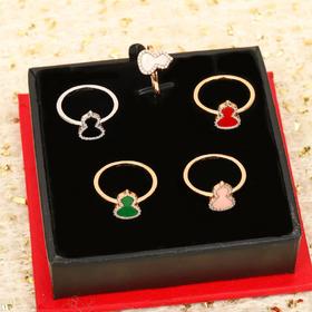 Qeeli@麒麟 葫芦戒指中国元素与现代设计融合（XTY）