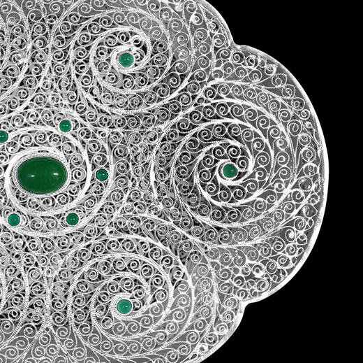 子佩集S999银手工银花丝【天香翠影银花丝锦盒】大师工坊原创设计【TXCYYHS】2506 商品图3