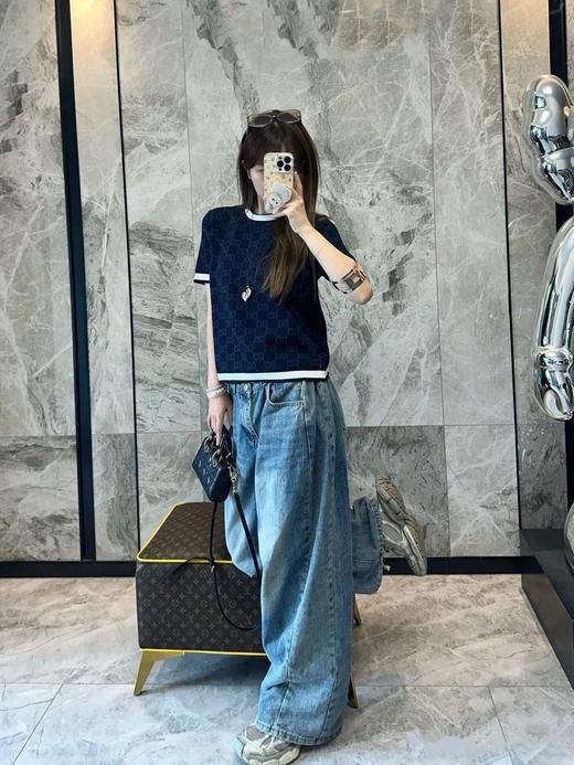 古驰 25春夏新款毛织短袖（TM） 商品图6