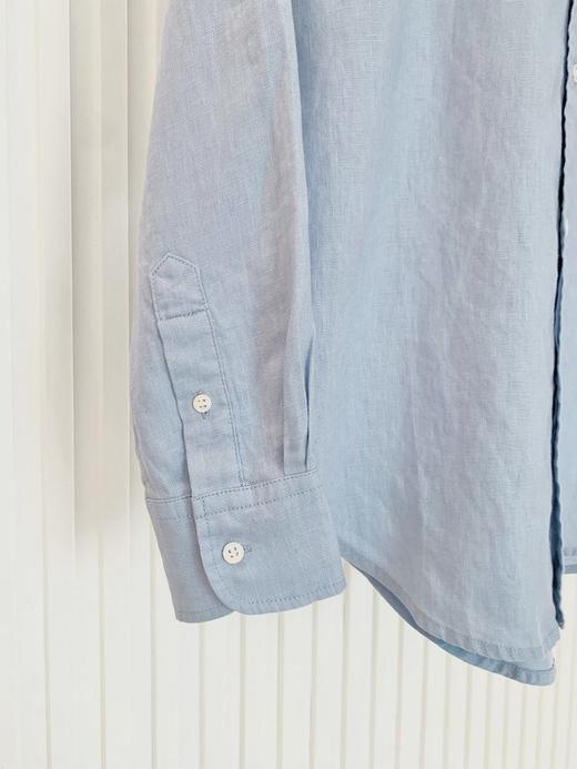 【高品质私服】【RL蓝色宽松亚麻衬衫】纯天然纤维，轻薄透气，穿着舒适有型，慵懒随性，自在无拘G1432-CC【无标出货 介意慎拍】 商品图11