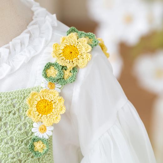 苏苏姐家花蔓吊带裙手工diy编织钩针蕾丝线裙子毛线团材料包 商品图2