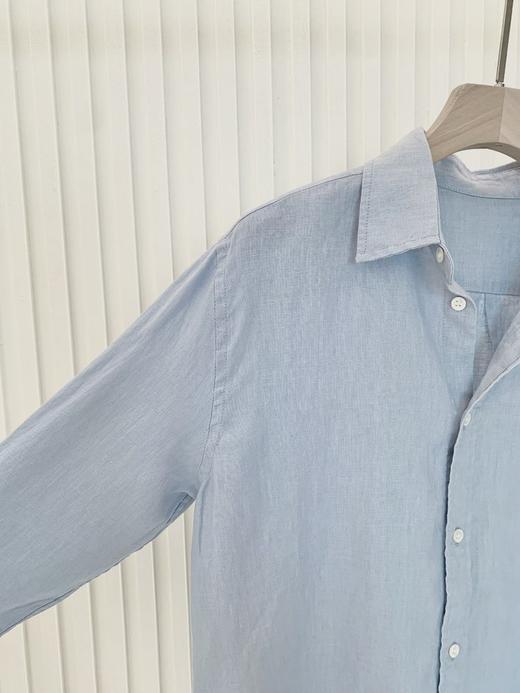 【高品质私服】【RL蓝色宽松亚麻衬衫】纯天然纤维，轻薄透气，穿着舒适有型，慵懒随性，自在无拘G1432-CC【无标出货 介意慎拍】 商品图10