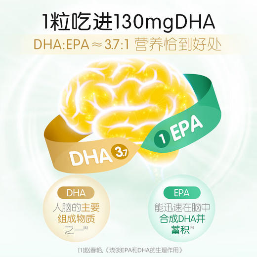 【618会员提前购】天然博士鱼油DHA30粒婴幼儿宝宝儿童孕妇成人可食用dha 商品图4