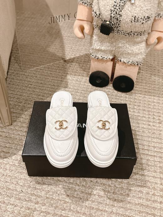 香奈儿 经典翻盖菱格半拖乐福鞋 经典百搭款 （HC） 商品图1