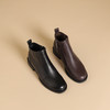 westory2024秋冬新款法式英伦风单靴百搭简约粗跟小短靴女S24DS84201 商品缩略图0