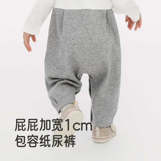 【商场同款】英氏新生婴儿连体衣秋季新款男宝宝生日周岁长袖哈衣 商品图2