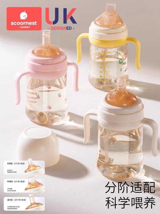 科巢儿童吸管杯喝奶专用1-3岁大宝宝ppsu喝水喝奶大容量奶瓶耐摔 商品图1