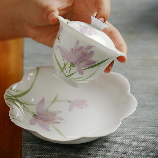 生如夏花·芷幽盖碗套装 商品图2