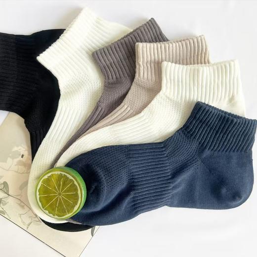 【超值6双装】美尘May C 百棉直角高橡筋袜男款/女款 舒适透气 弹力袜口 商品图3
