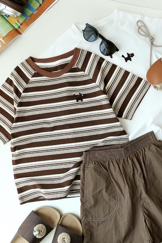 【礼盒装三件套】净版T恤+条纹T恤 +0压重短裤2535 商品图10