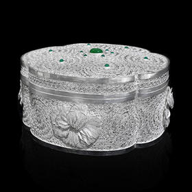 子佩集S999银手工银花丝【天香翠影银花丝锦盒】大师工坊原创设计【TXCYYHS】2506