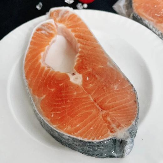 冷链直发【纯净海域 新鲜嫩滑 无腥味】智利进口原切中段三文鱼排 1kg/袋（4-6片） 商品图8