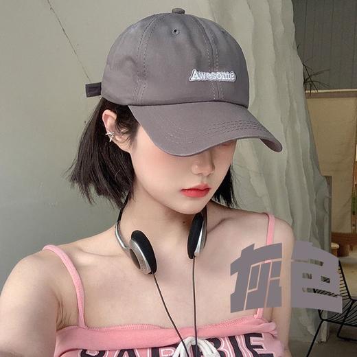 买1送1 棒球帽女可爱多巴胺帽子女防晒遮阳帽深顶大头围女士帽子 商品图6