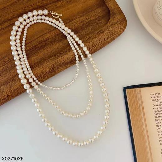 Oflye潮流饰品  多种戴法 法式轻奢多层名媛气质珍珠项链女款新款爆款精致颈链 商品图4
