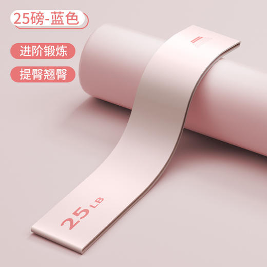 瑜伽软胶带健身弹力带阻力带力量训练多功能运动拉伸带拉力绳 商品图4