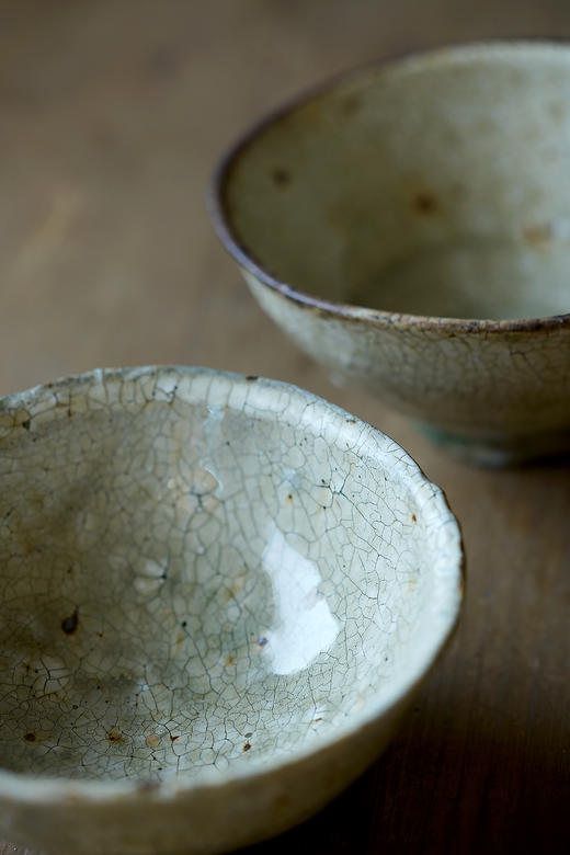 尾形笃16荒山土粉引｜饭碗 商品图1