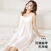 熳洁儿 带胸垫性感睡裙防走光泡泡棉甜美吊带裙家居服24253003 商品缩略图2