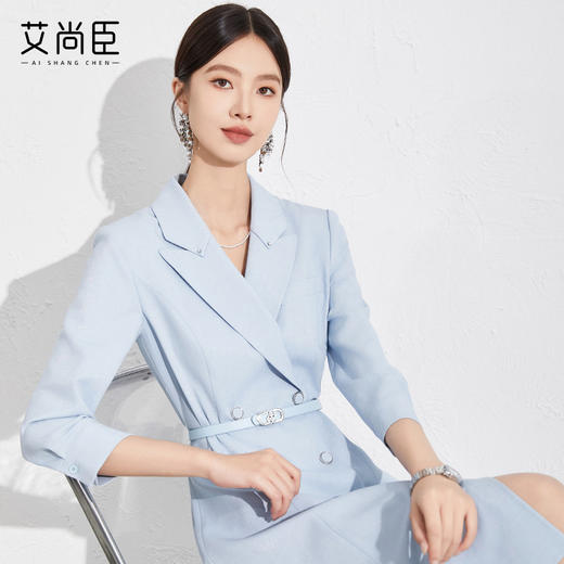 气质女神范高端西装连衣裙女装教师职业通勤商务正装工作服 商品图1