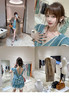 清仓捡漏 LIN BOUTIQUE  LC250068 蕾丝小上衣LK250068 拼接蕾丝短裤 商品缩略图1