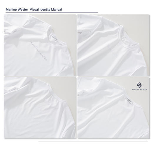 Martine Wester女款弹力丝光面料宽松圆领短袖T11325289 商品图7