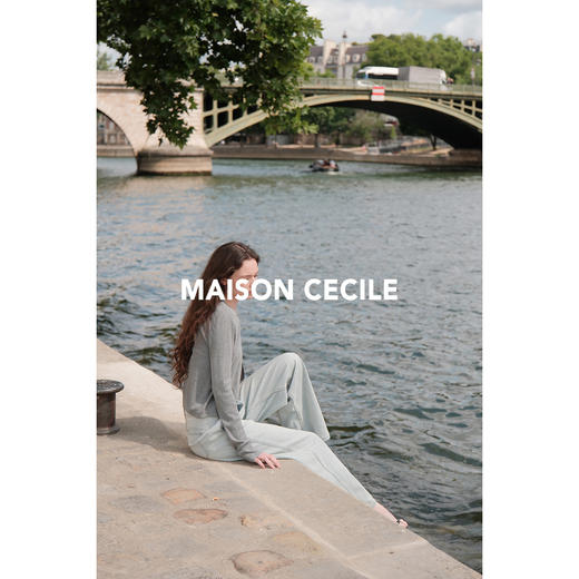 MAISON CECILE 两色/天丝亚麻混纺松弛显瘦针织开衫/无袖背心 商品图1