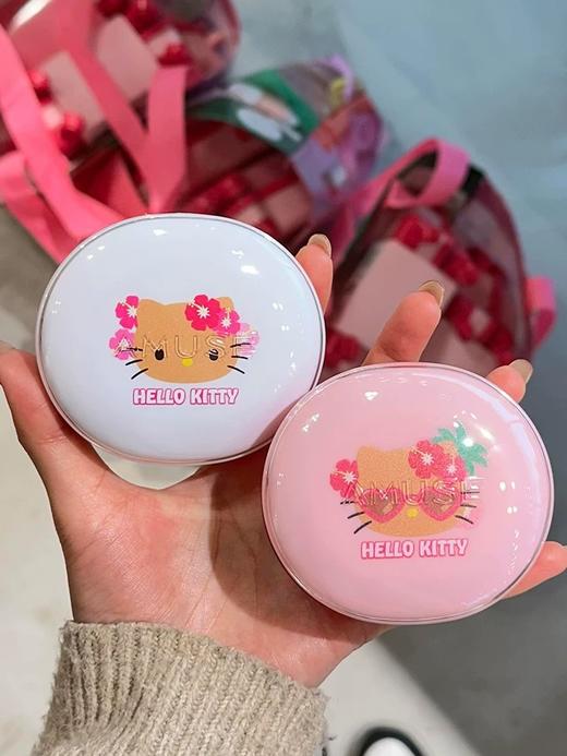韩国Amuse联名款Hello Kitty气垫遮瑕保湿持久张元英同款 商品图5