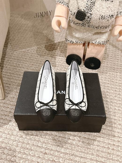 香奈儿 25Fw早春最新配色小香蝴蝶结芭蕾舞平底单鞋（HC） 商品图3