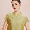 QF259斯尔丽25新款新国风低小立领短袖沙质防透质感高级百搭显瘦上衣 商品缩略图9