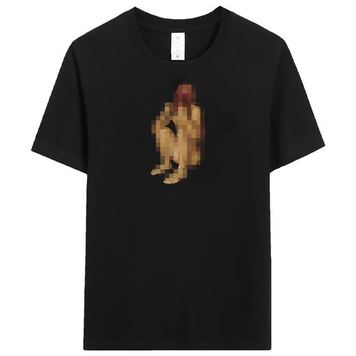 薛继业水墨画国潮印花230克重磅新疆长绒棉长袖短袖T恤纯男女圆领 商品图3