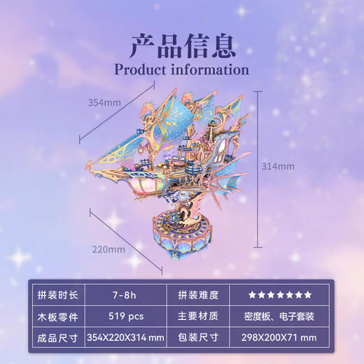 同趣·星迹幻舟魔法传动模型礼物 商品图9