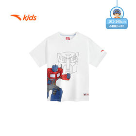 安踏儿童短袖T恤男小童潮流系列运动透气针织短袖衫352539730