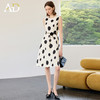 AD高端气质连衣裙女2025新款夏季波点无袖背心裙 商品缩略图2