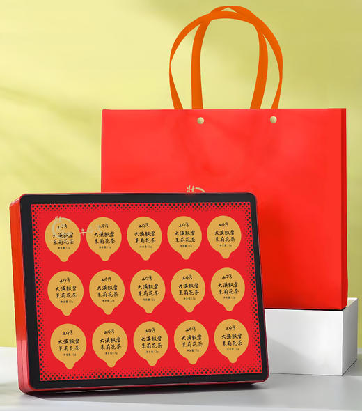 壮乡桂品 半芽湾大漠飘雪茉莉花茶 12G*15罐 商品图0