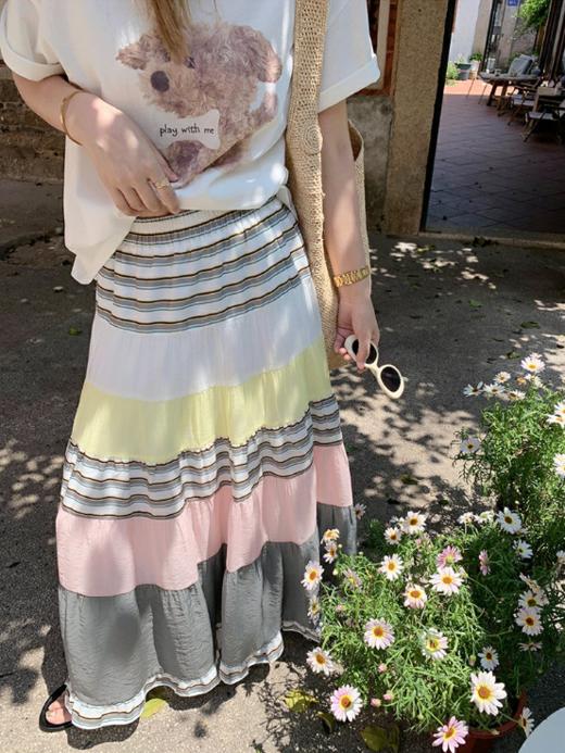 【189元任选2件】最后一波现货！彩虹撞色半身裙 商品图8