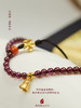 巧也【无垢链】4mm石榴石配绿松珍珠南红手机挂链，包链国风手串禅意风 商品缩略图6