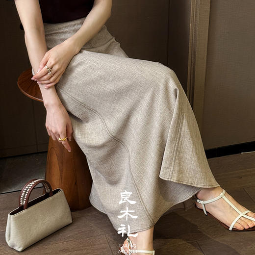 【预售7天】良木礼醋酸半裙（400508） 商品图3