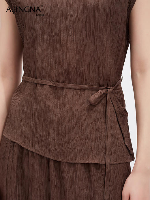 【夏日灵动】阿菁娜重磅真丝温柔气质小衫F30X202037 商品图4