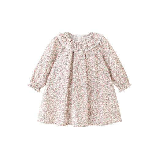 【商场同款】英氏女童连衣裙2025新款长袖碎花裙洋气时尚公主裙 商品图4