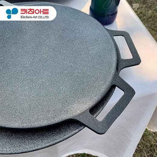 送硅胶防烫手套+烤盘收纳包！韩国多功能烤盘烤肉锅34cm 家用麦饭石铁板烧商用卡式炉不粘烤肉盘电烤盘煎锅 商品图1