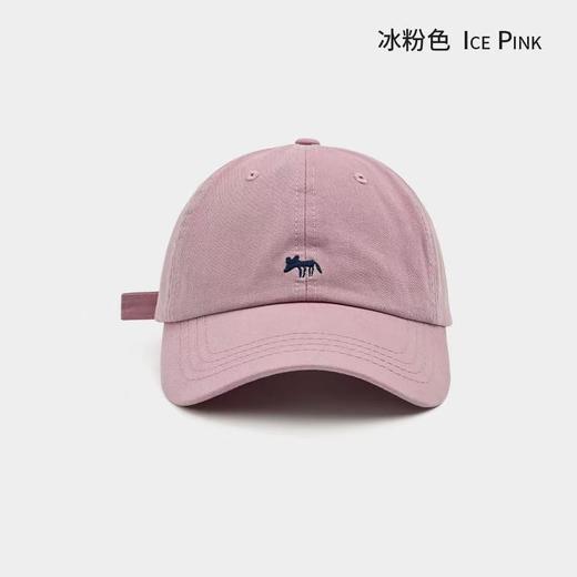 【男女宽檐显脸小遮阳鸭舌帽子】韩版刺绣狐狸棒球棉质帽子 商品图4